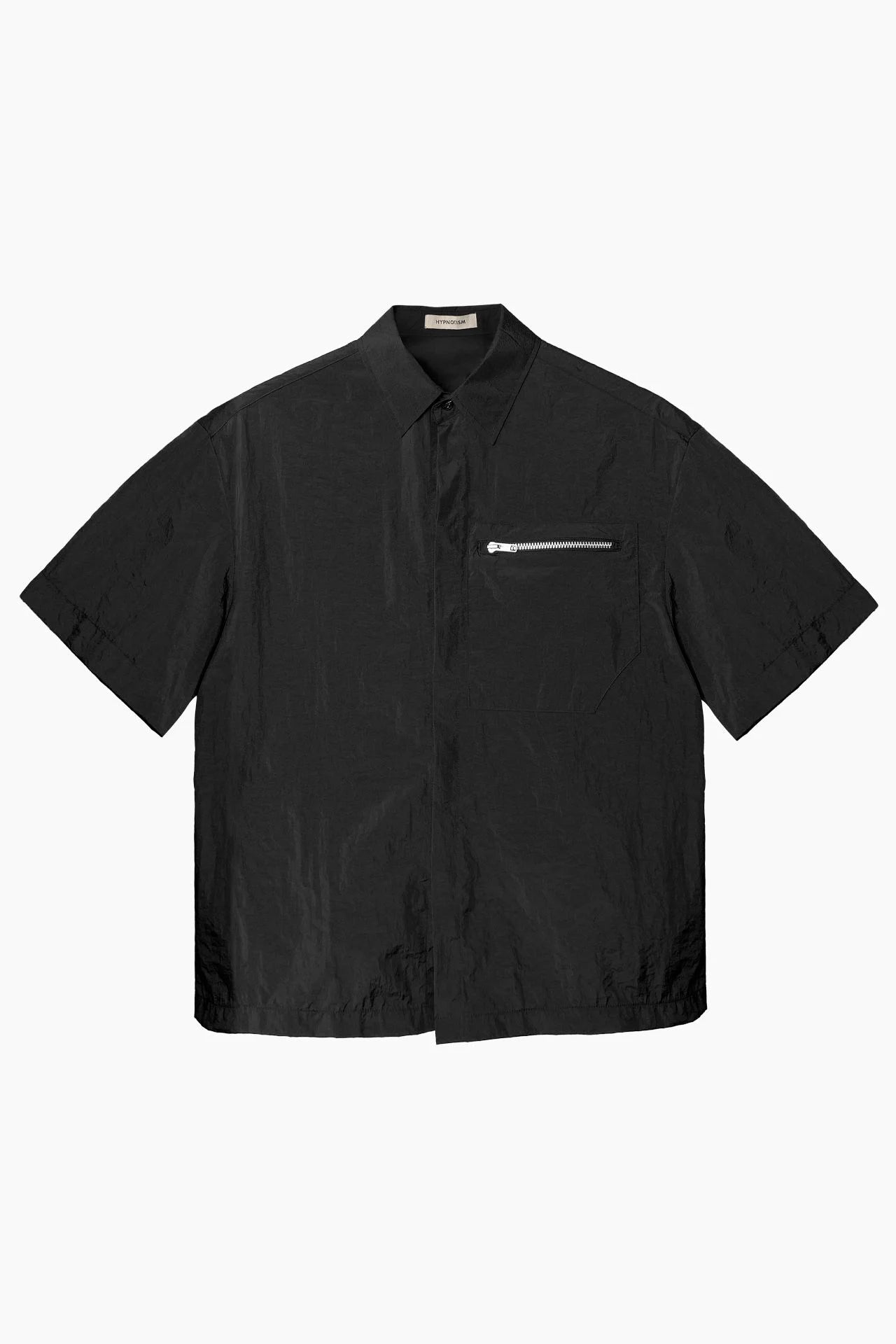 Zip Pocket Shirt - Black