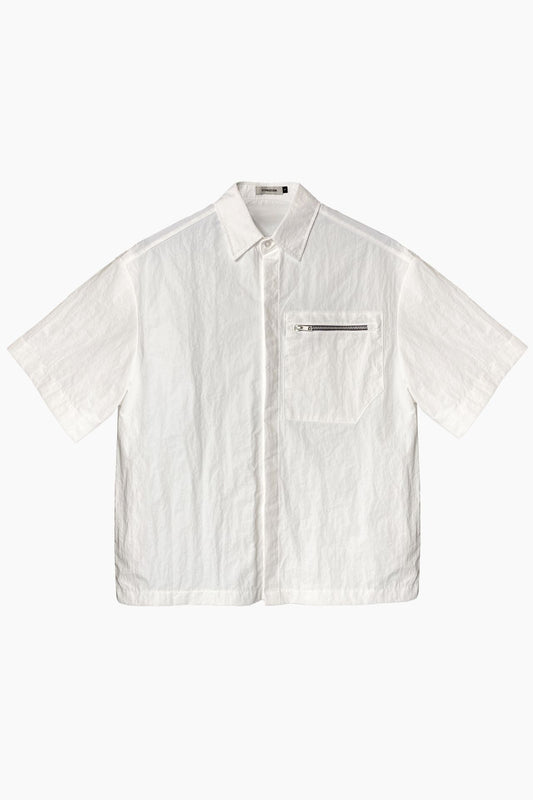 Zip Pocket Shirt - White