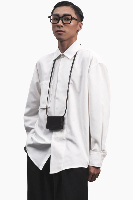 Hanging Pocket Shirt - White