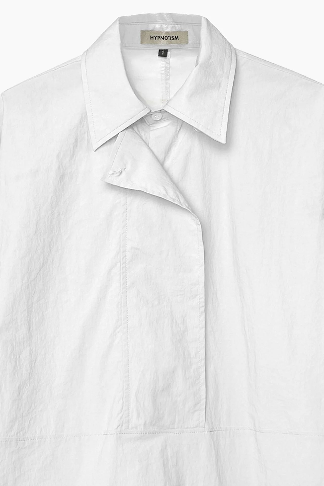 Drop Neck Shirt - White