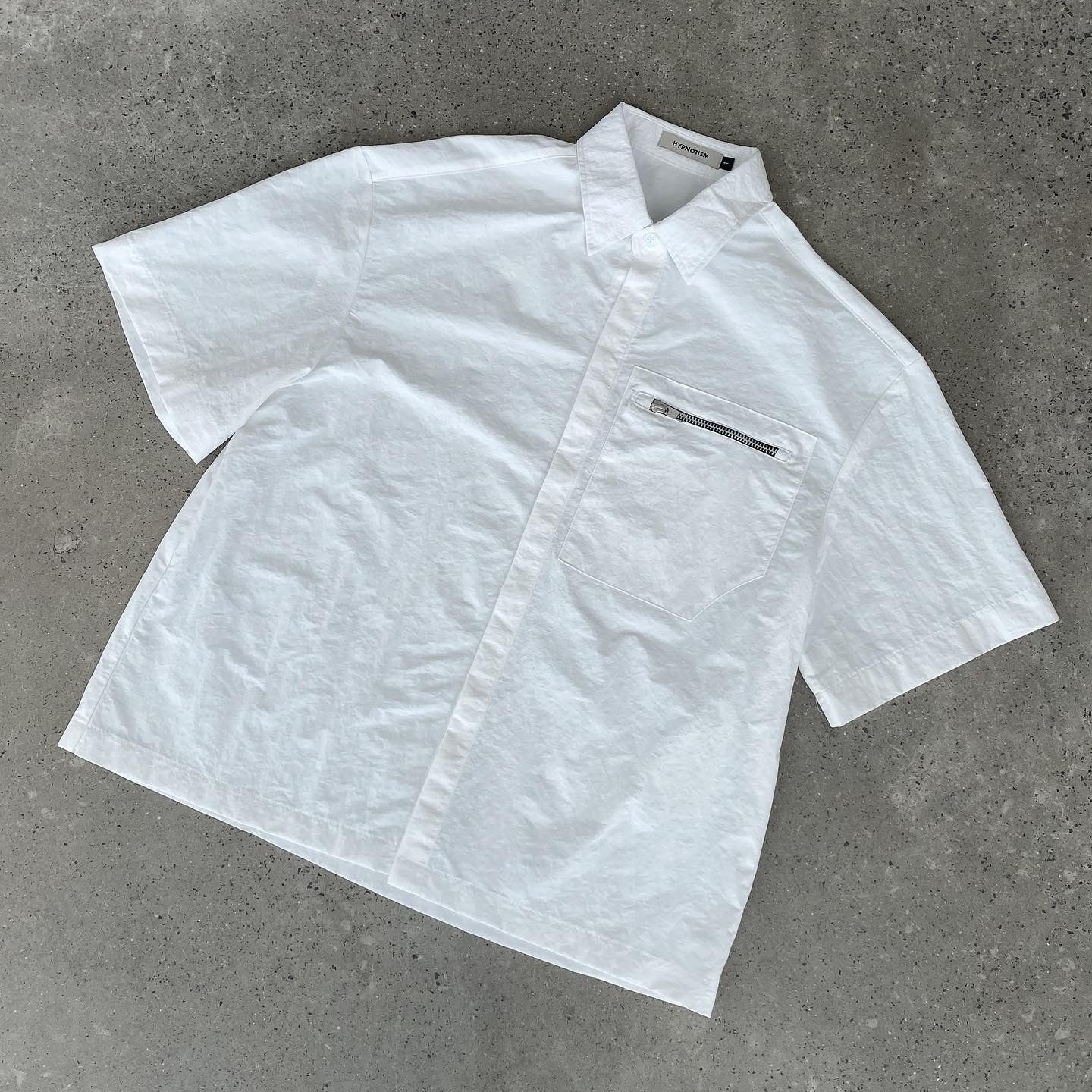 Zip Pocket Shirt - White