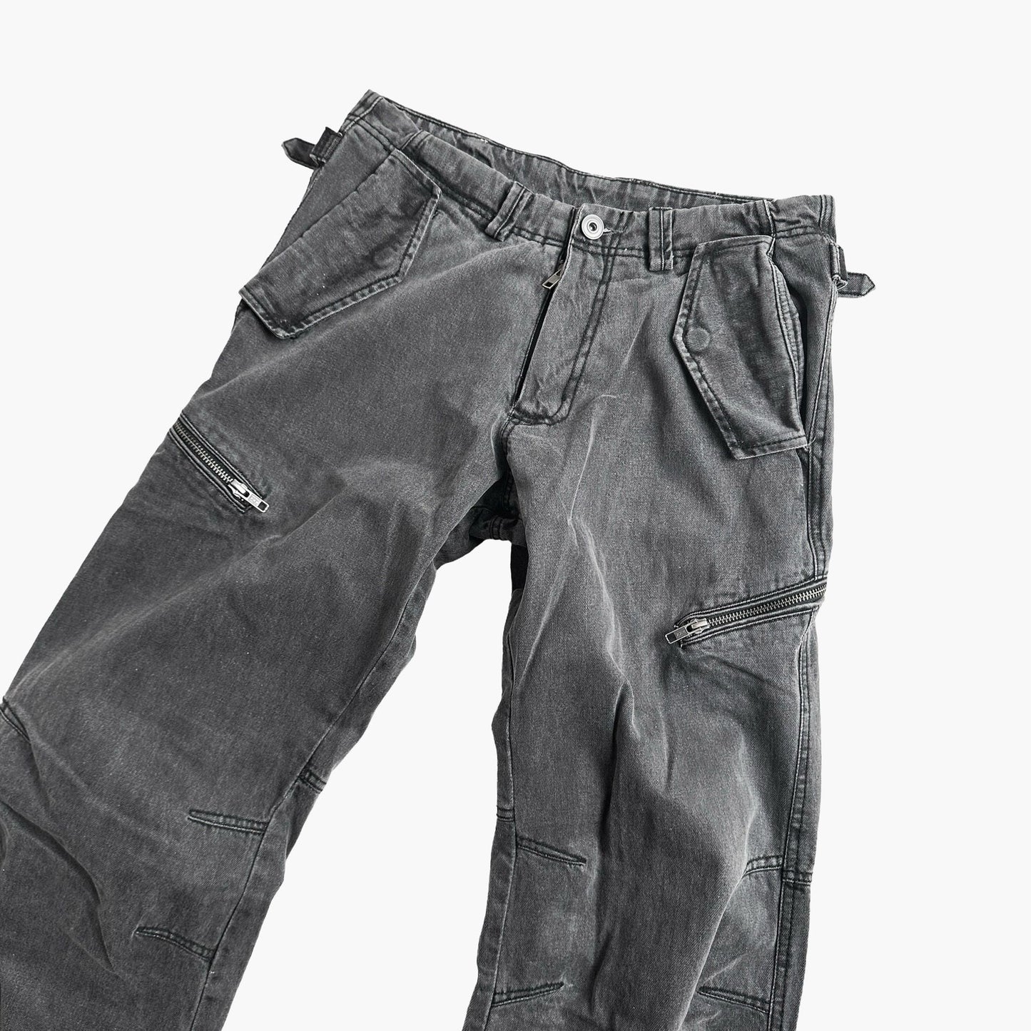 Pocket Denim Pants