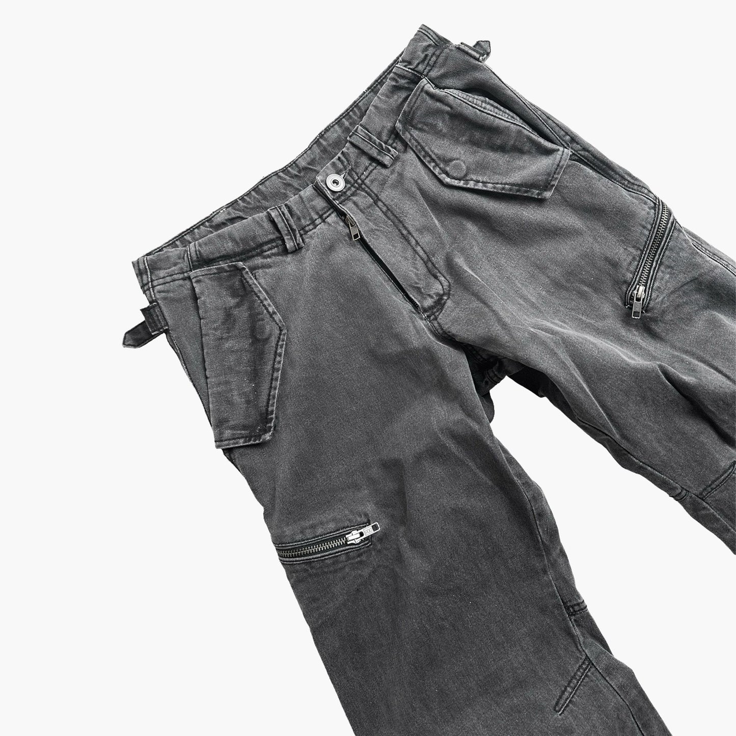 Pocket Denim Pants